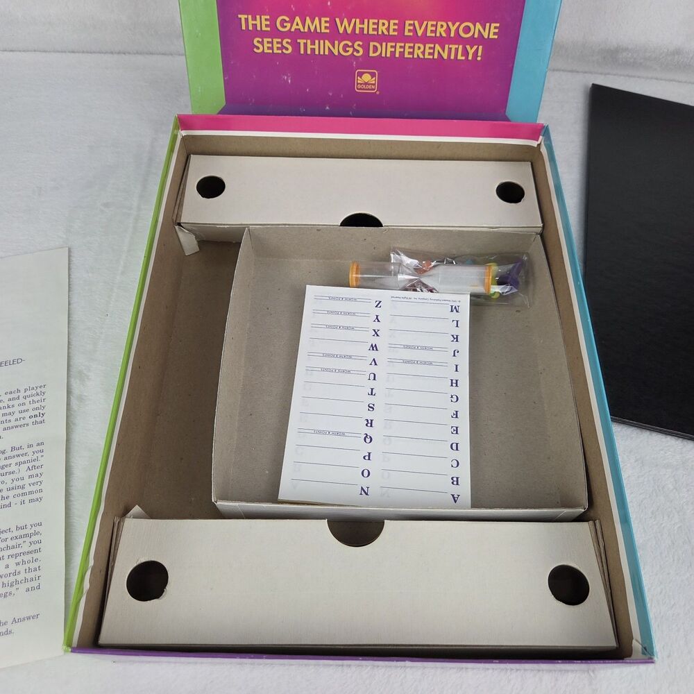 Vintage 1992 Picture Picture Board Game Golden Complete With Instructions - Picture 11 of 15